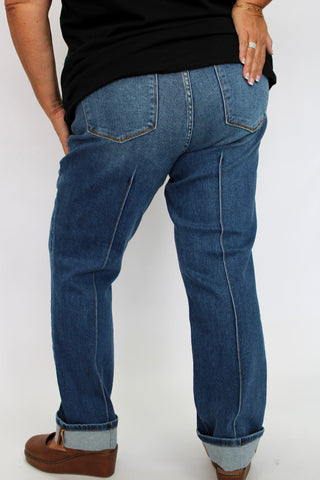 Judy Blue HW Front Seam Detail/Curvy - Trudy's Trendy Boutique
