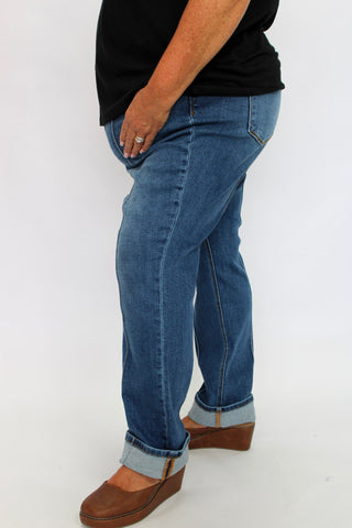 Judy Blue HW Front Seam Detail/Curvy - Trudy's Trendy Boutique