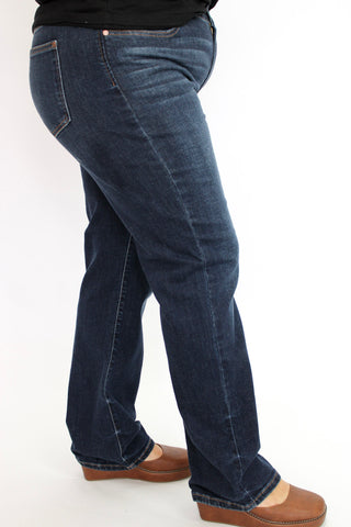 Judy Blue Mid-Rise Straight Jeans - Trudy's Trendy Boutique