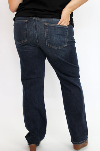 Judy Blue Mid-Rise Straight Jeans - Trudy's Trendy Boutique
