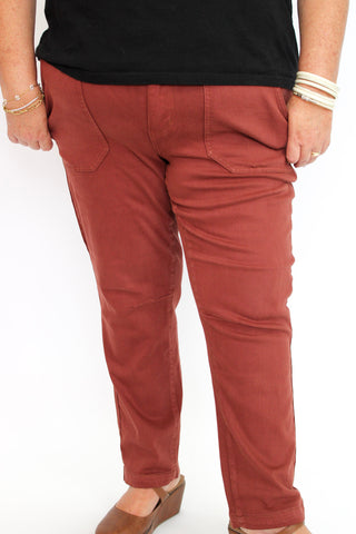 Judy Blue HW Aurora Pumpkin/Curvy - Trudy's Trendy Boutique