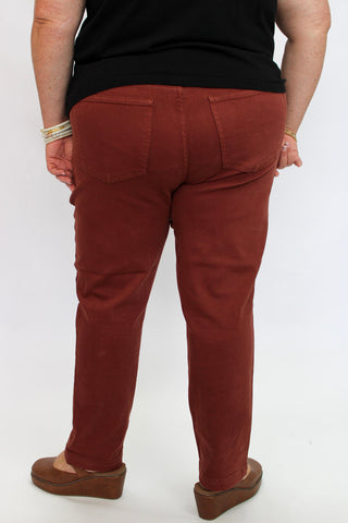 Judy Blue HW Aurora Pumpkin/Curvy - Trudy's Trendy Boutique