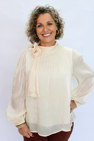 Met Gala Shimmer Blouse