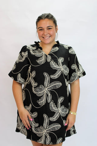 Noa Puff Sleeve Dress - Trudy's Trendy Boutique