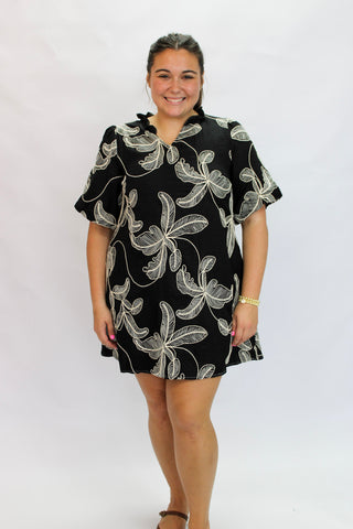 Noa Puff Sleeve Dress - Trudy's Trendy Boutique