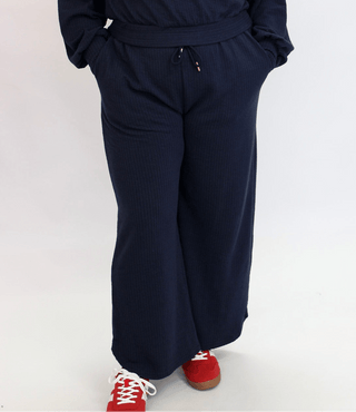 Summit Textured Wide Leg Pants - Trudy's Trendy Boutique