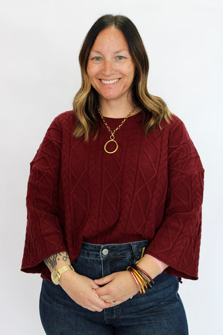 Cape Cod Cable Sweater