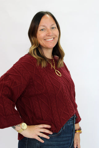 Cape Cod Cable Sweater