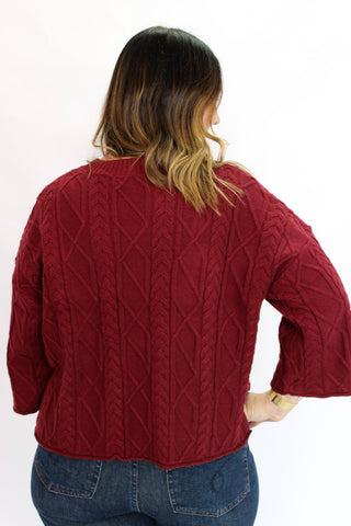 Cape Cod Cable Sweater