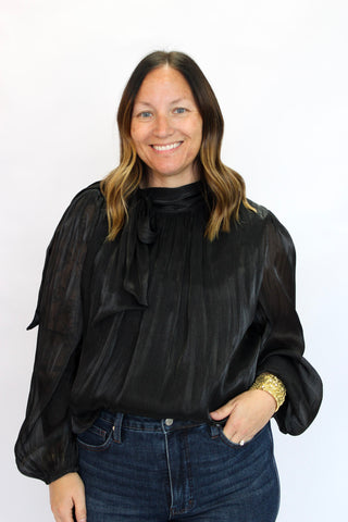 Met Gala Shimmer Blouse