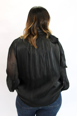 Met Gala Shimmer Blouse