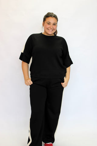 Trackside Scuba Top - Trudy's Trendy Boutique