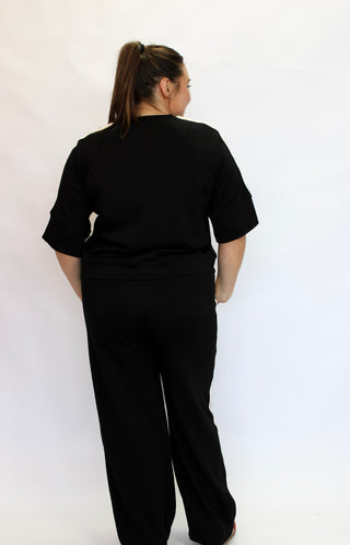 Trackside Scuba Top - Trudy's Trendy Boutique