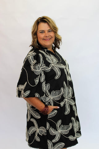 Noa Puff Sleeve Dress - Trudy's Trendy Boutique