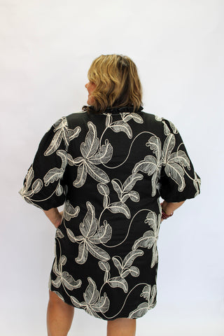 Noa Puff Sleeve Dress - Trudy's Trendy Boutique
