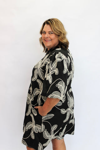 Noa Puff Sleeve Dress - Trudy's Trendy Boutique