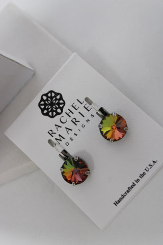 Rachel Marie Penny Leverback Earrings