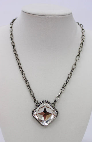 Rachel Marie Calgary Clear Necklace - Trudy's Trendy Boutique