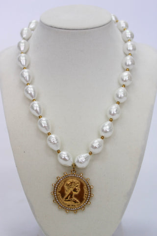 ChanSutt Gia Coin Necklace - Trudy's Trendy Boutique