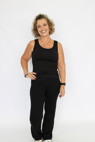 CloudSculpt High-Waist Flare Leggings Reg/Curvy - Trudy's Trendy Boutique