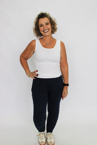 2 Way V-Neck/Scoop Seamless Tank - Trudy's Trendy Boutique