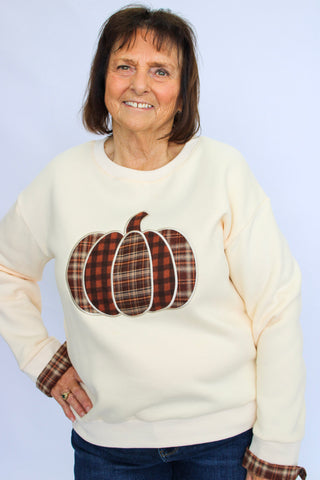 Hayride Harvest Patchwork Knit - Trudy's Trendy Boutique