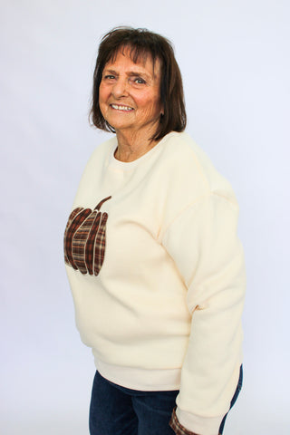 Hayride Harvest Patchwork Knit - Trudy's Trendy Boutique