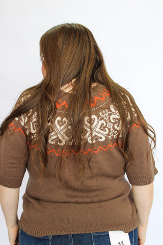 Harvest Embroidery Sweater Reg/Curvy - Trudy's Trendy Boutique