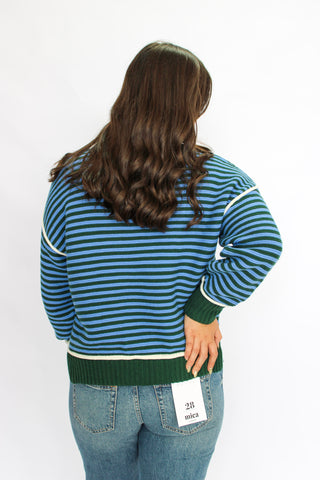 Astrid Striped Contrast Sweater