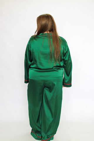 Slumber Party Satin PJ Set - Trudy's Trendy Boutique