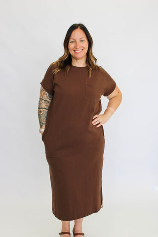Breeze Side-Slit Midi Dress - Trudy's Trendy Boutique