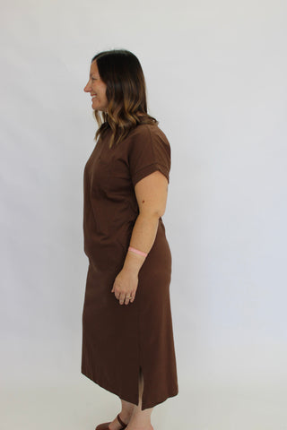 Breeze Side-Slit Midi Dress - Trudy's Trendy Boutique