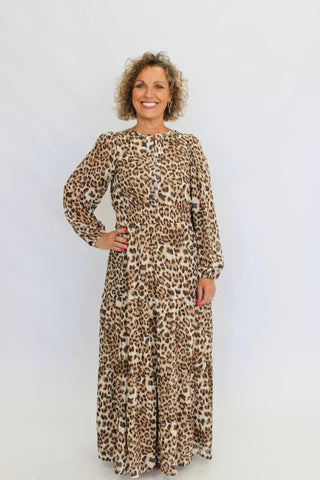 Wildwood Animal Print Maxi Dress - Trudy's Trendy Boutique