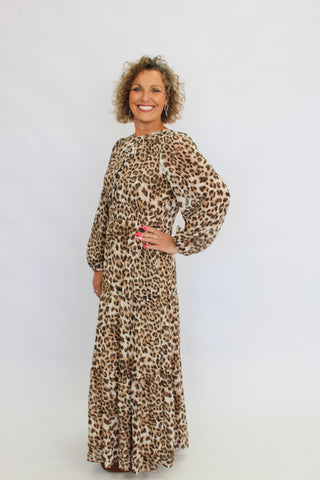 Wildwood Animal Print Maxi Dress - Trudy's Trendy Boutique