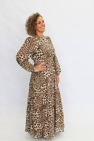 Wildwood Animal Print Maxi Dress - Trudy's Trendy Boutique