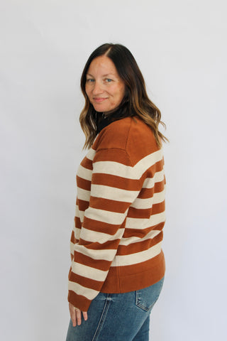 East Coast Cable & Denim Knit - Trudy's Trendy Boutique