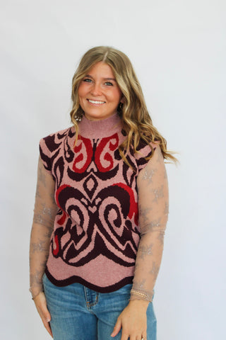 Ripple Texture Sweater Vest - Trudy's Trendy Boutique