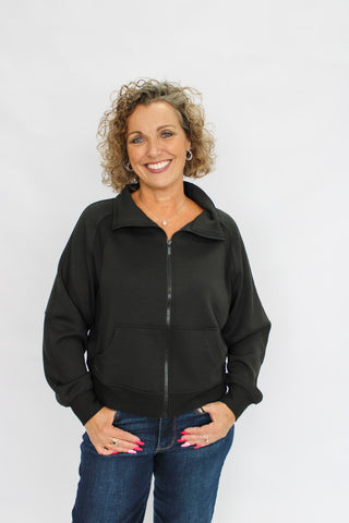 Trendy Trek Scuba Jacket - Trudy's Trendy Boutique