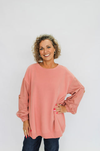 Corded Comfort Pullover - Trudy's Trendy Boutique