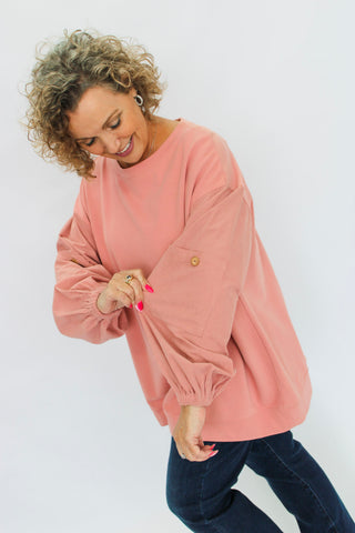 Corded Comfort Pullover - Trudy's Trendy Boutique