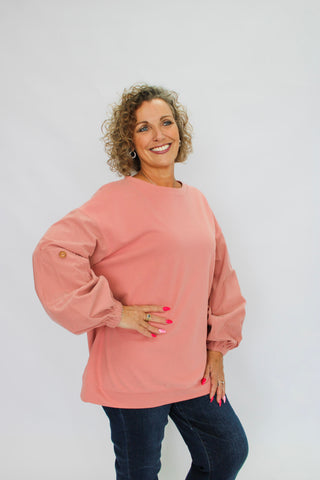 Corded Comfort Pullover - Trudy's Trendy Boutique