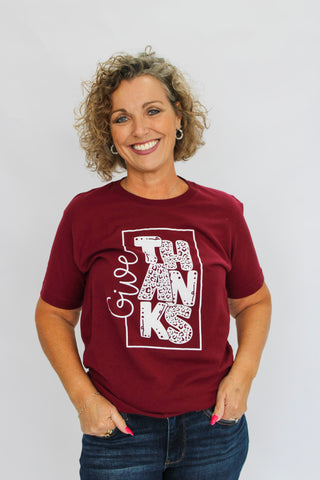 Give Thanks Tee - Trudy's Trendy Boutique