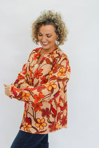 Garden Whispers Floral Top - Trudy's Trendy Boutique