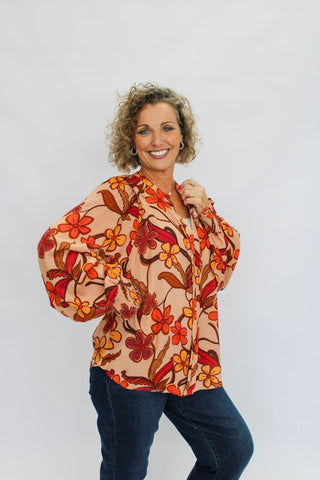Garden Whispers Floral Top - Trudy's Trendy Boutique