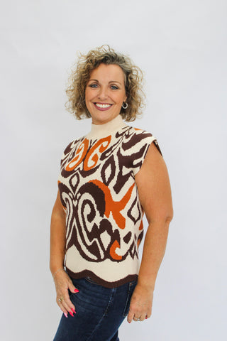 Ripple Texture Sweater Vest - Trudy's Trendy Boutique