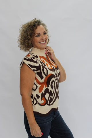 Ripple Texture Sweater Vest - Trudy's Trendy Boutique