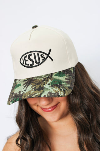 TrueNorth Two-Tone Hat-Camo - Trudy's Trendy Boutique