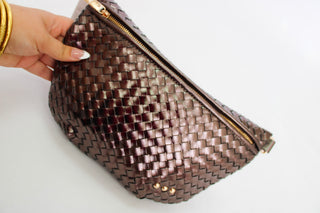 Westlyn Woven Bum Bag-GunMetal - Trudy's Trendy Boutique