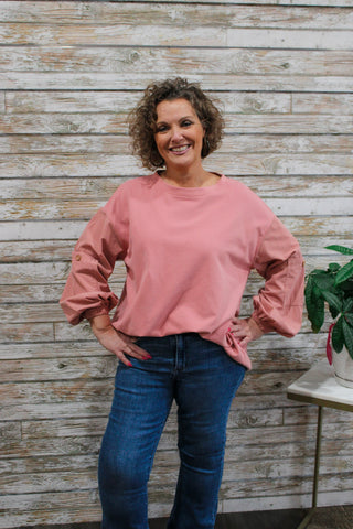 Corded Comfort Pullover - Trudy's Trendy Boutique