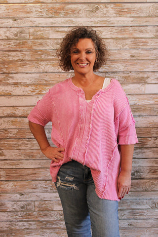 Set The Vibe Top - Trudy's Trendy Boutique